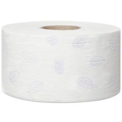Papier Toaletowy Tork Premium Mini Jumbo średnia rolka biały bardzo miękki