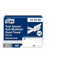 Ręcznik papierowy Tork Advanced składany 3 panelowy, 2w, 3780 szt/op.(21x180)  H2