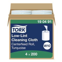 Czyściwo Tork włókninowe o niskiej pylności, seledynowy, 1w 60m, system Handy Bucket Wkład, 4 rolek/op.