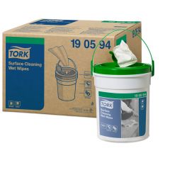 Czyściwo włókninowe Tork Premium w roli nasączane  do trudnych zabrudzeń powierzchni, białe
