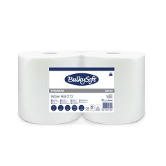 Czyściwo papierowe BulkySoft Classic 2w. 272 m. białe, celuloza 2 rolki, 