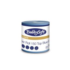 Czyściwo papierowe BulkySoft Excellence 3w. 150m. niebieskie, celuloza, 500 odcinków