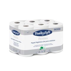 Papier toaletowy BulkySoft Premium, 2 warstwy, celuloza, długość 24m, 12 rolek/op