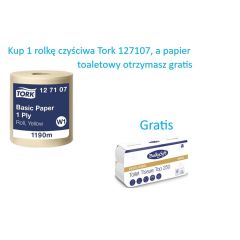 Promocja Czyściwo Tork 127107 1w, żółte +8 rolek gratis
