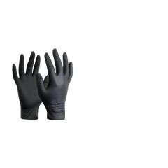 Rękawiczki Nitrylowe bezpudrowe czarne