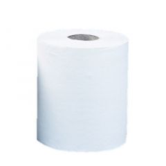 Ręcznik papierowy Merida Optimum Maxi, śr. 19,5 cm, dł. 150 m, dwuwarstwowy, biały, zgrzewka 6 szt.