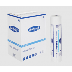 Podkład medyczny BulkySoft Premium  biały, 100% celuloza, 60cmx65m