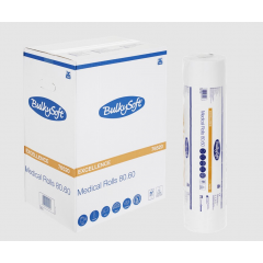 Podkład medyczny BulkySoft Premium, biały, 100% celuloza, wymiar: 60cm x 80m