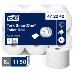 Papier toaletowy Tork Advanced SmartOne biały