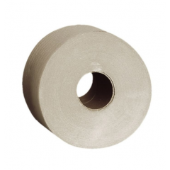 Papier toaletowy Merida Economy, szary, średnica 28 cm, długość 350 m, jednowarstwowy, zgrzewka 6 szt.