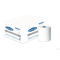 [5 + 1 karton gratis] Ręcznik w roli autocut BulkySoft 2w.150 m. biały, celuloza, 6 rolek