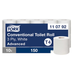 Papier toaletowy Tork Premium, 3w.biały, makulatura, 19,4m, 70 rolek/op. system T4