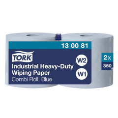 Czyściwo Tork Advanced 440 papierowe, 3w., niebieski, celuloza TAD, długość 119m. 2 role/op, system W1/W2