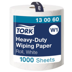 Czyściwo papierowe wielozadaniowe do średnich zabrudzeń, białe celuloza TAD, 2w 340m, system W1