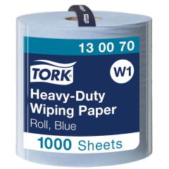 Czyściwo Tork wielozadaniowe do trudnych zabrudzeń, niebieskie celuloza TAD, 2w 340m, system W1