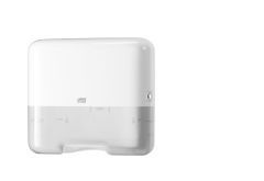 Dozownik Tork do ręczników w składce ZZ mini, kolor biały, system H3