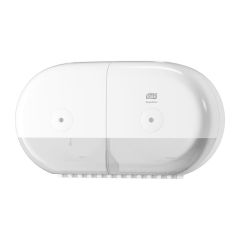 Dozownik Tork do papieru toaletowego centralnego dozowania SmartOne na dwie rolki, biały, system T9