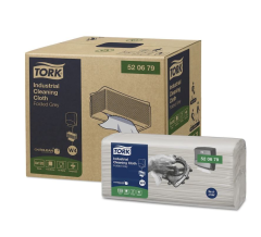 Czyściwo Tork Premium 520 włókninowe do zabrudzeń przemysłowych, 1w., szary, 120 szt/op, system W4