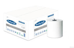 [5 + 1 karton gratis] Ręcznik w roli autocut BulkySoft 2w.150 m. biały, celuloza, 6 rolek