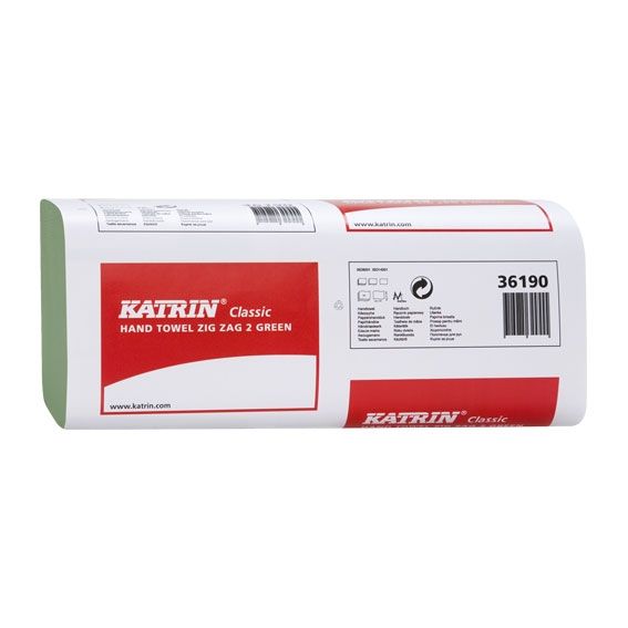 Ręcznik papierowy składany Katrin Classic ZZ 2 Zielony