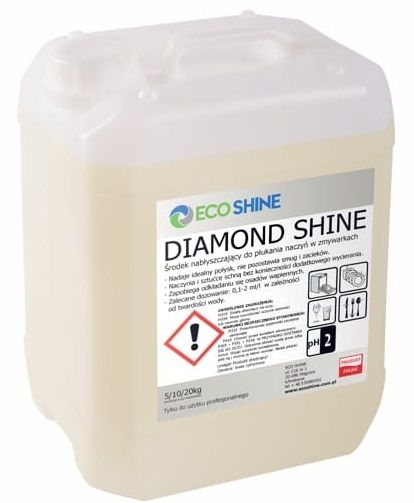Diamond Shine - Płukanie i nabłyszczanie naczyń w zmywarkach