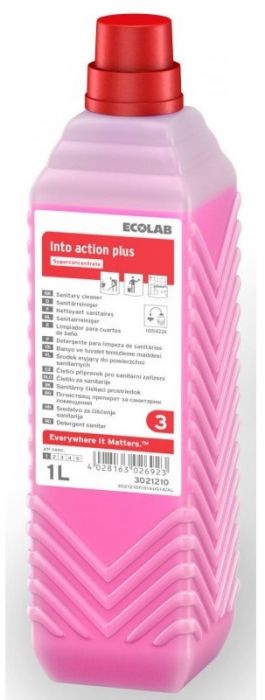 Ecolab Into Action Plus - Superkoncentrat do czyszczenia sanitariatów - 1l