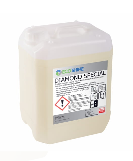 Diamond Special - Płukanie i nabłyszczanie naczyń w zmywarkach