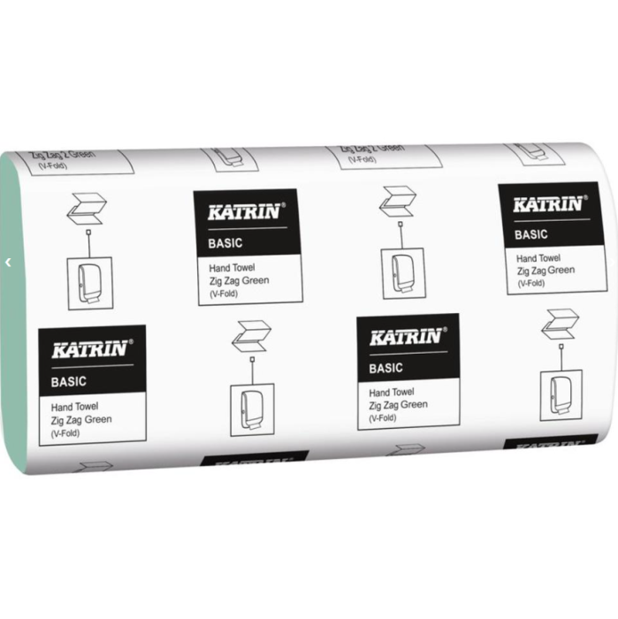 Ręcznik papierowy składany Katrin Basic ZZ Zielony