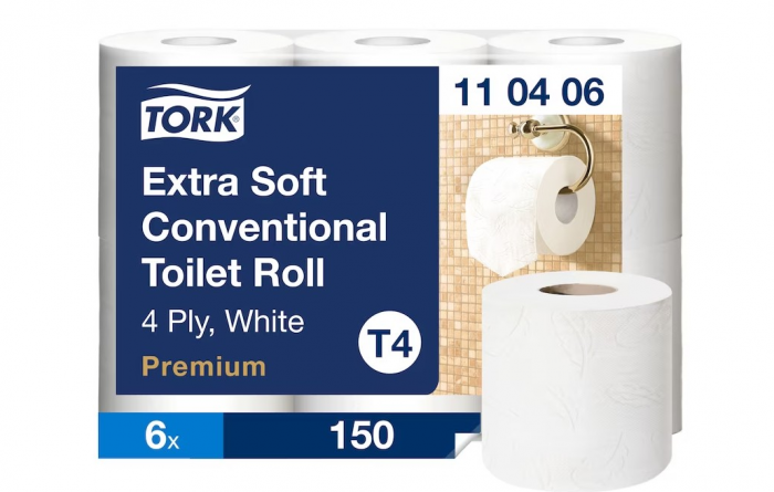 Papier toaletowy PREMIUM TORK biały 19m celuloza ekstra soft