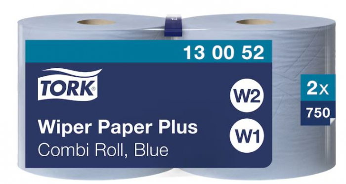 Czyściwo papierowe Tork Premium do średnich zabrudzeń niebieskie