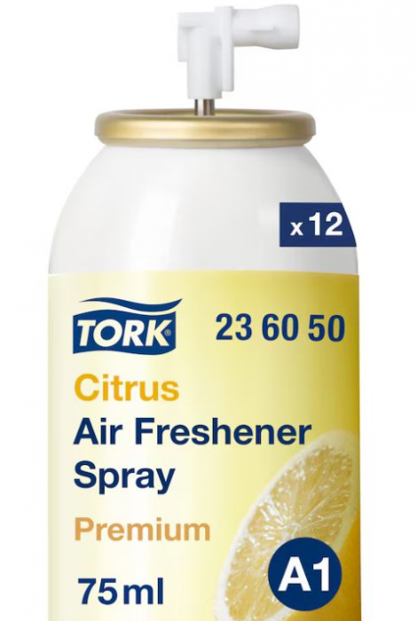 Odświeżacz powietrza w aerozolu Tork Premium cytrusowy