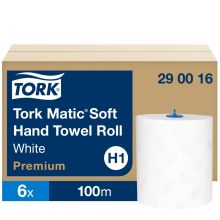 Ręcznik w roli Tork Matic System, 2w,biały, celuloza Premium, 100m, system H1