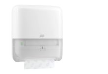 Dozownik Tork do ręczników w roli Matic maunalny, kolor biały, system H1