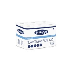 Papier toaletowy BulkySoft Classic, 2 w, biały, celuloza, 14,3m, 12 rolek