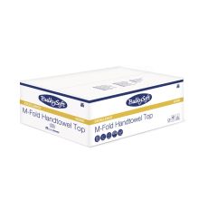 Ręcznik papierowy BulkySoft Premium składany typu M-Fold Ultra 4 panelowy, 3w,biały, celuloza, 2500 szt./kart.