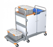 Zestaw sprzątający z tworzywa sztucznego z zabudową TSZDH-0001