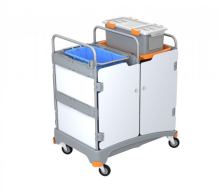 Zestaw sprzątający z tworzywa sztucznego z zabudową TSZDH-0005