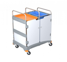 Zestaw sprzątający z tworzywa sztucznego z zabudową TSZH-0013