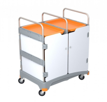 Zestaw sprzątający z tworzywa sztucznego z zabudową TSZH-0016