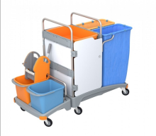 Zestaw sprzątający z tworzywa sztucznego z zabudową TSZH-0019