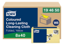 Czyściwo Tork włókninowe ściereczki wielorazowe do czyszczenia żółte. wym. 38x30 cm. W8